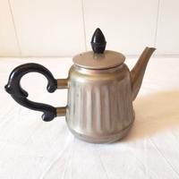 Teiera antica Vintage in alluminio anni '50