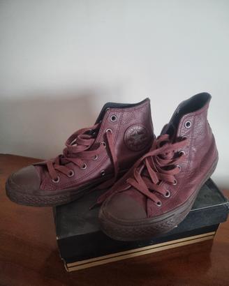 Converse All Star in pelle