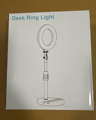 Ring Light da Tavolo LED con Supporto