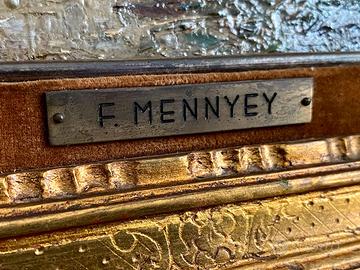 Coppia di Oli su Tavola di Francesco Mennyey 1919