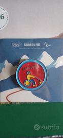 Spilla pin Olympics 2026 Samsung Paraolimpiadi