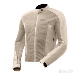 GIACCA ESTICA TRAFORATA MOTO AERO BEIGE PROTEZIONI