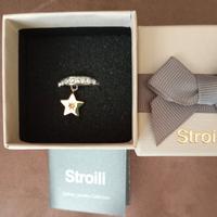 anello bicolore regolabile Stroili acciaio