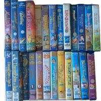 VHS 25 cartoni animati per bambini Walt Disney 