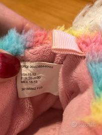 PANTOFOLE  UNICORNO PER BIMBA