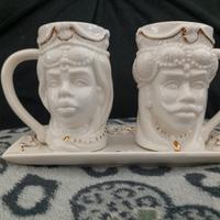 Tazze da caffè con vassoietto I MORI nuove