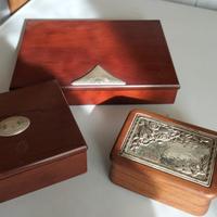 Portagioie Legno e argento