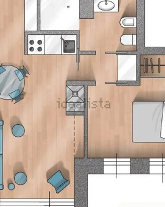 Libero subito monolocale - all inclusive (RE)