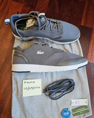 Scarpe LACOSTE light 2.0 HBT grige uomo