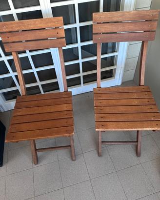 4sedie in legno