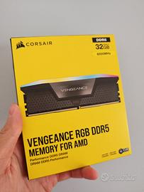 CORSAIR Vengeance RGB DDR5 32GB DDR5 6000MHz CL30
