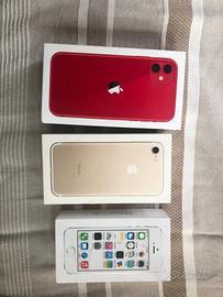 Scatole iPhone : 5S, 7 normale e 8plus