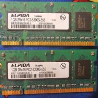 RAM SO DIMM 2x1Gb PC2-5300 DDR2 667 Mhz 