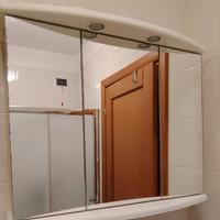 Specchiera contenitore bagno 77x65hx25
