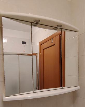 Specchiera contenitore bagno 77x65hx25