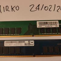 32gb RAM DDR4 a 3200mhz