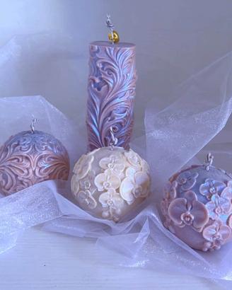 Set candele in cera di soia