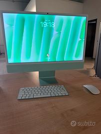 Apple iMac 24” M4 2024 - 16GB - 256GB SSD - Verde