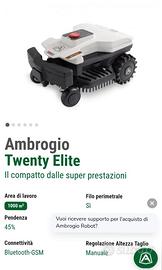 Robot rasaerba Ambrogio Twenty Elite