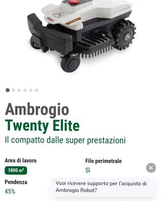 Robot rasaerba Ambrogio Twenty Elite