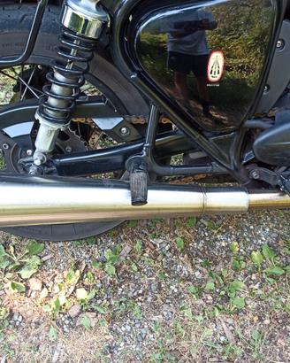 scarico completo Mistral per bsa goldstar650