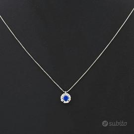 COLLANA MIRCO VISCONTI ORO 18KT ZAFFIRO E DIAMANTI