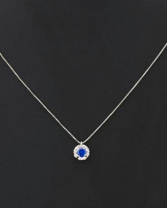 COLLANA MIRCO VISCONTI ORO 18KT ZAFFIRO E DIAMANTI