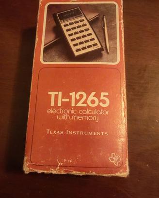 calcolatrice Texas Instruments TI-1265