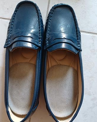 Mocassini blu numero 40