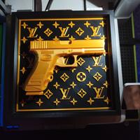 fan art stampa 3d riproduzione Glock Louis Vuitton