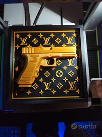 fan art stampa 3d riproduzione Glock Louis Vuitton
