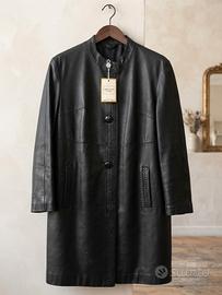 giacca da donna in pelle nera 