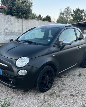 Fiat 500 0.9 TwinAir Turbo Matt Black tetto