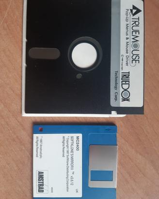 Floppy disc vintage 5 pollici 3 pollici