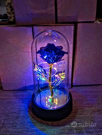 Idea NATALE: Lampada LED - Rosa color Porpora