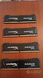 RAM Kingston Hyperx 32GB(4x8) 3000GHz cl15