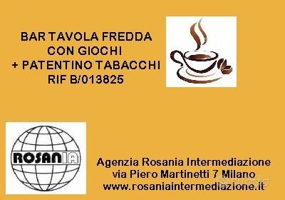 Bar tavola fredda+patentino tabacchi rif B/013825