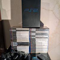PlayStation2 + 38 giochi + telecomando+ 2 joystick