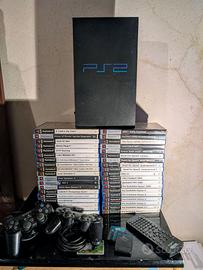 PlayStation2 + 38 giochi + telecomando+ 2 joystick