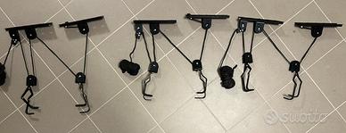 Portabici con montaggio a soffitto
