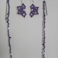 Parure in pizzo chiacchierino 