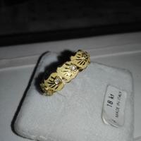 Anello oro 18 kt I