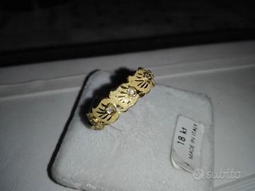 Anello oro 18 kt I