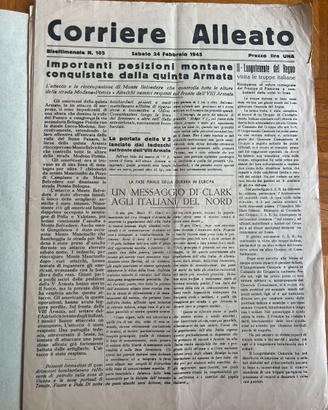 Corriere alleato del 1945 - Originale 2 guerra