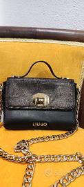 Borsa Liu Jo Nera e dorato