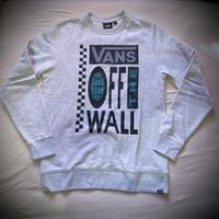 Felpa Vans Off The Wall grigia S