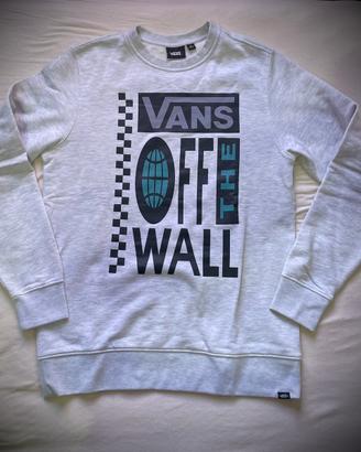 Felpa Vans Off The Wall grigia S