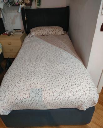 letto singolo contenitore 