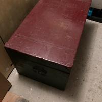 Baule legno (esercito/con nome)  80x45x40