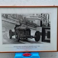 Stampe automobilistiche vintage incorniciate